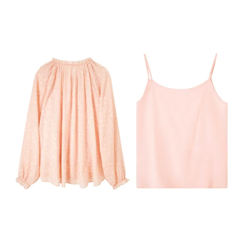 SENTUBILA Chiffon Shirt Women's-7