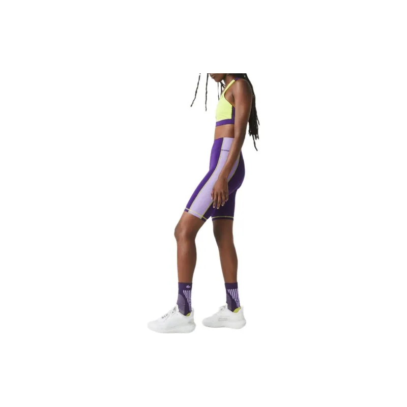 LACOSTE Casual Shorts Women's Purple-3