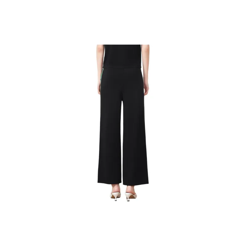 JZ. ANNAKRO Casual Pants Women's Floral Black-2