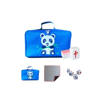 SHENGYU Mini Mahjong Cute Mini Travel Tag Board Games