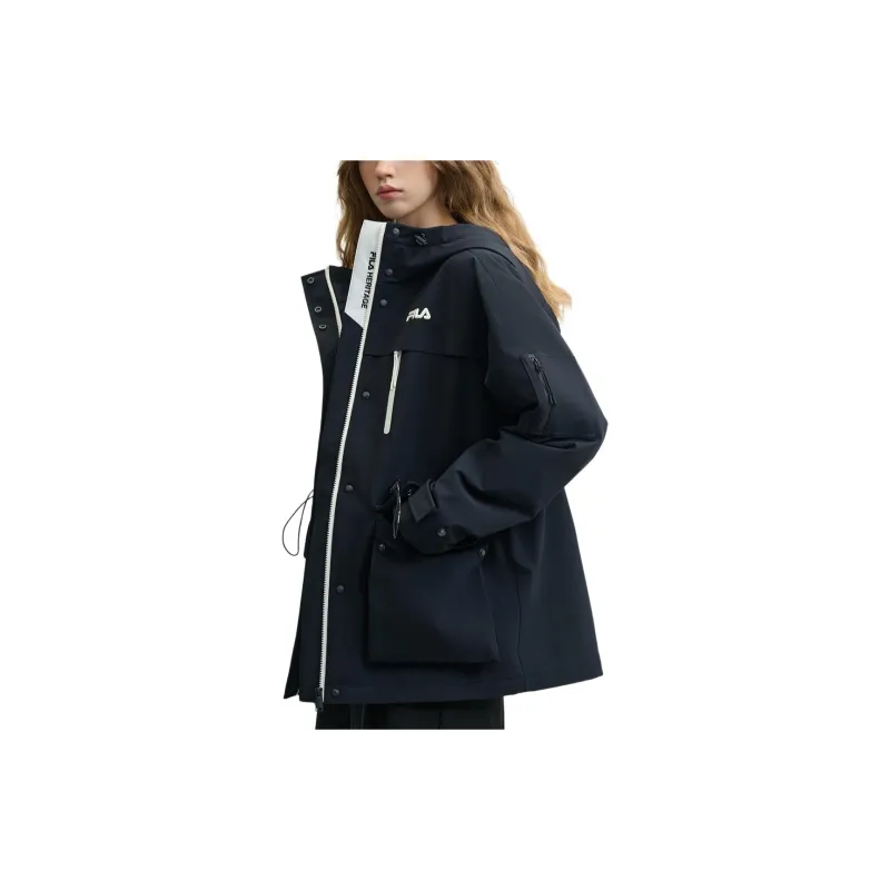 FILA Puffer Jacket Women's Jet Black-2