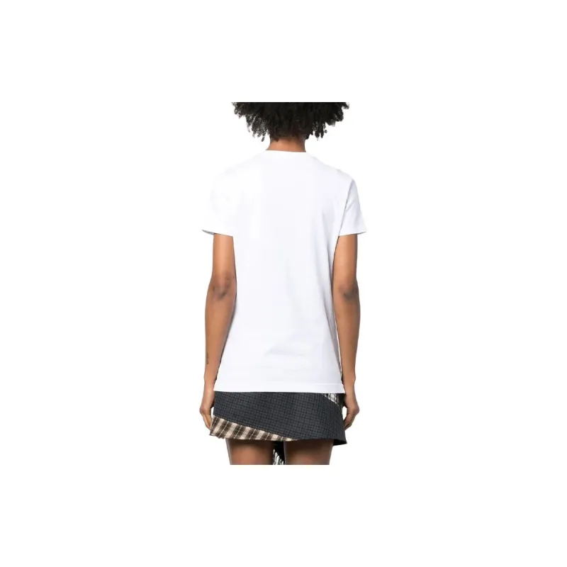 Vivienne Westwood Orb Logo embroidery Cotton T shirt-2