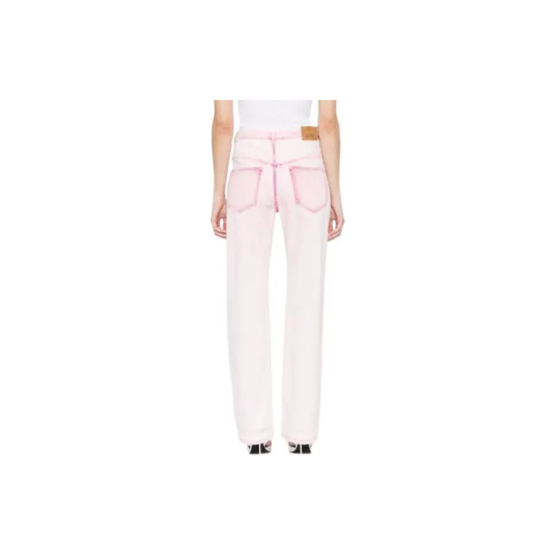 ISABEL MARANT Noemie Frayed Edge Straight Leg Jeans-2