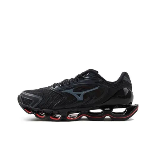 Mizuno Prophecy 12 Running Shoes Men Low-Top Black/Gray/Red