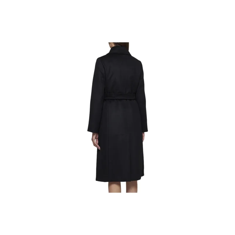 MaxMara Studio Bcollag Double Breasted Belted Coat-2