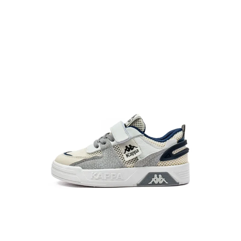 KAPPA KIDS Kappa Low Top Kids' Skateboarding Shoes Beige White Blue Kids'-0