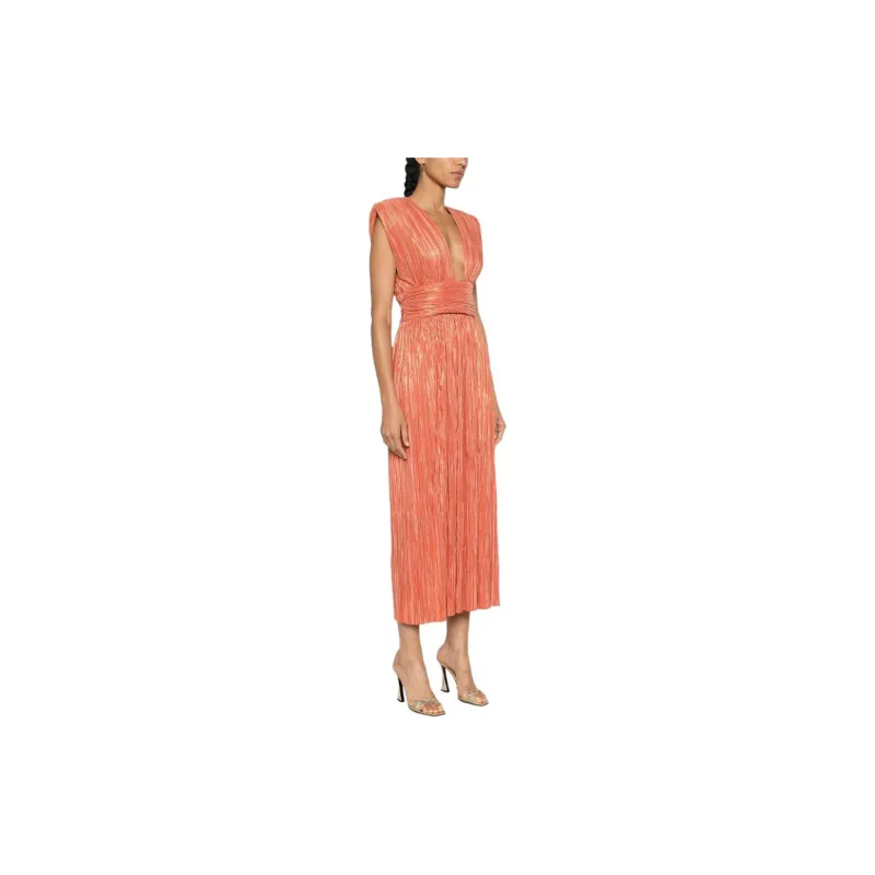SABINA MUSAYEV SS24 Sleeveless Dress Women's Orange-3