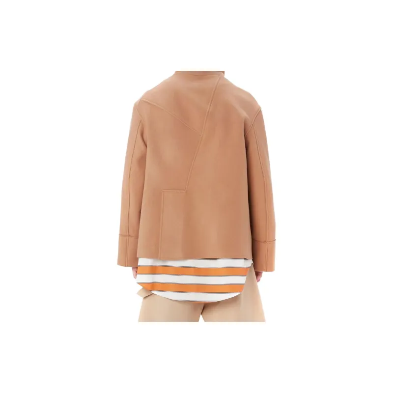 JW Anderson Coats Women's Camel Brown-3