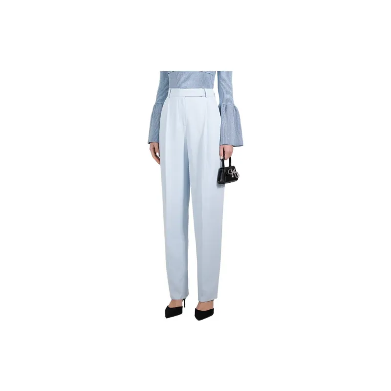 Self portrait Casual Pants Women's Glacier Blue-3