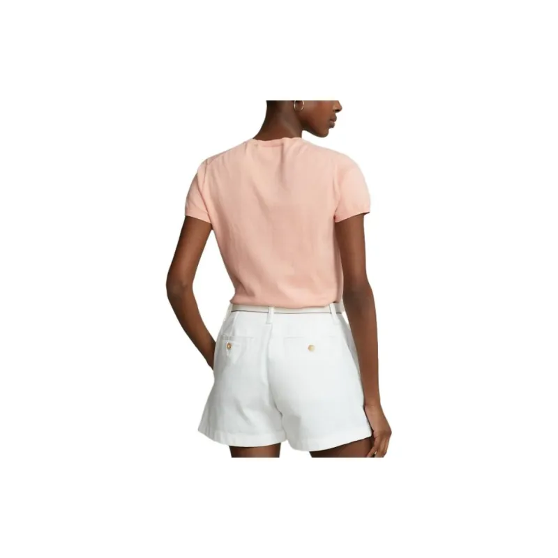 Polo Ralph Lauren T Shirts Women's Light Pink-3