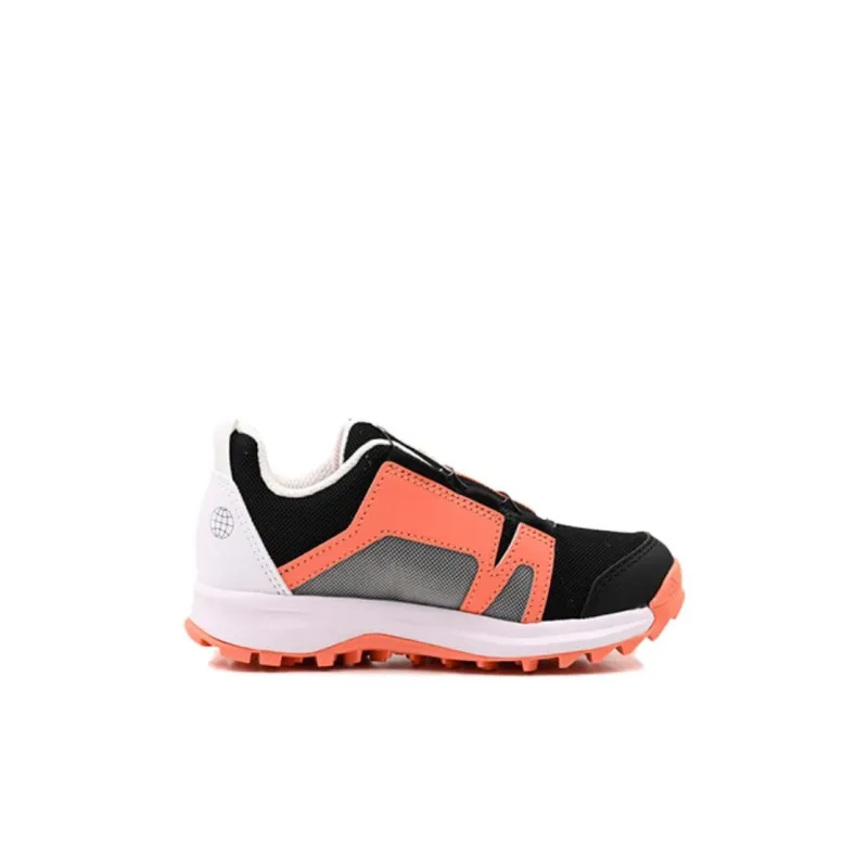 Adidas Terrex Agravic Abrasion Resistant Low Top Kids' Running Shoes Black Orange Kids'-1