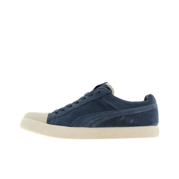 UNDEFEATED x PUMA Clyde Coverblock Cushioning Wear-Resistant Low-Top Skateboard Shoes Unisex Dark Blue
