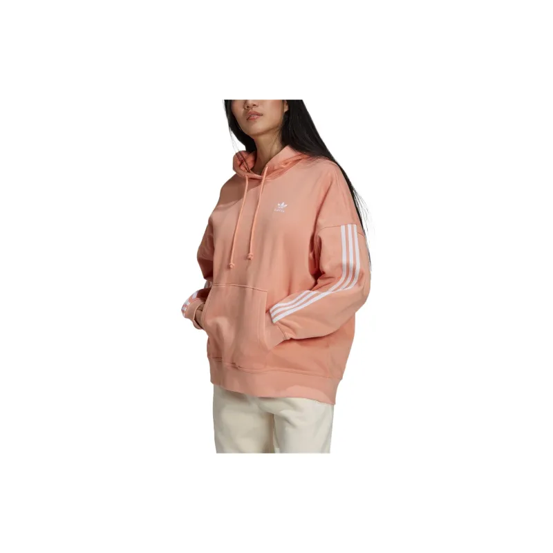 Adidas Originals ADICOLOR CLASSICS HOODIE Sweatshirt Women's Orange-2
