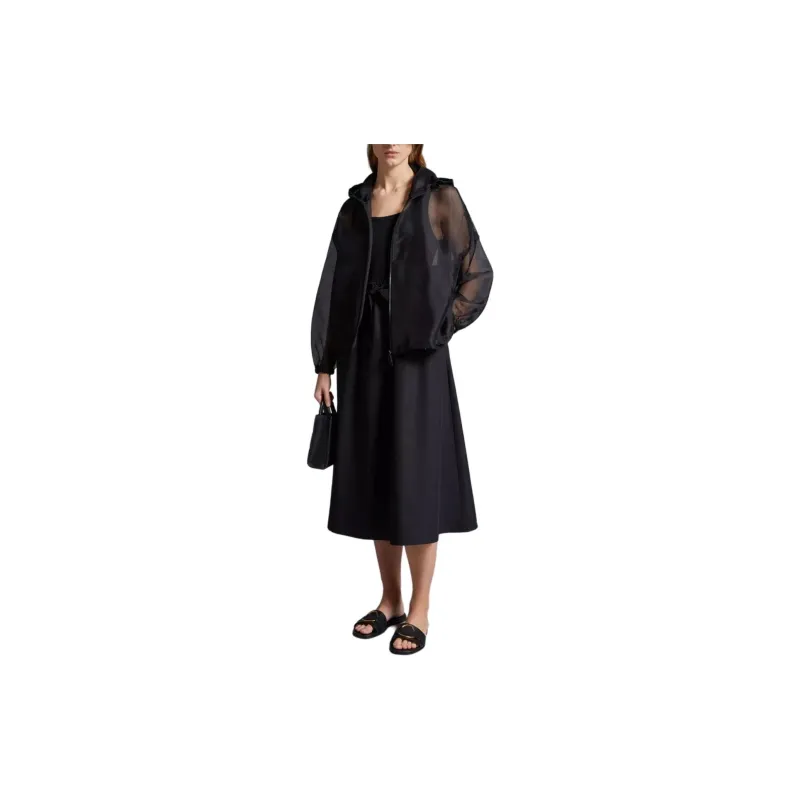 Moncler Jackets Coats Women's Black-1