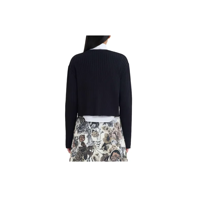 MARNI Logo Patch Buttoned Sweater-2