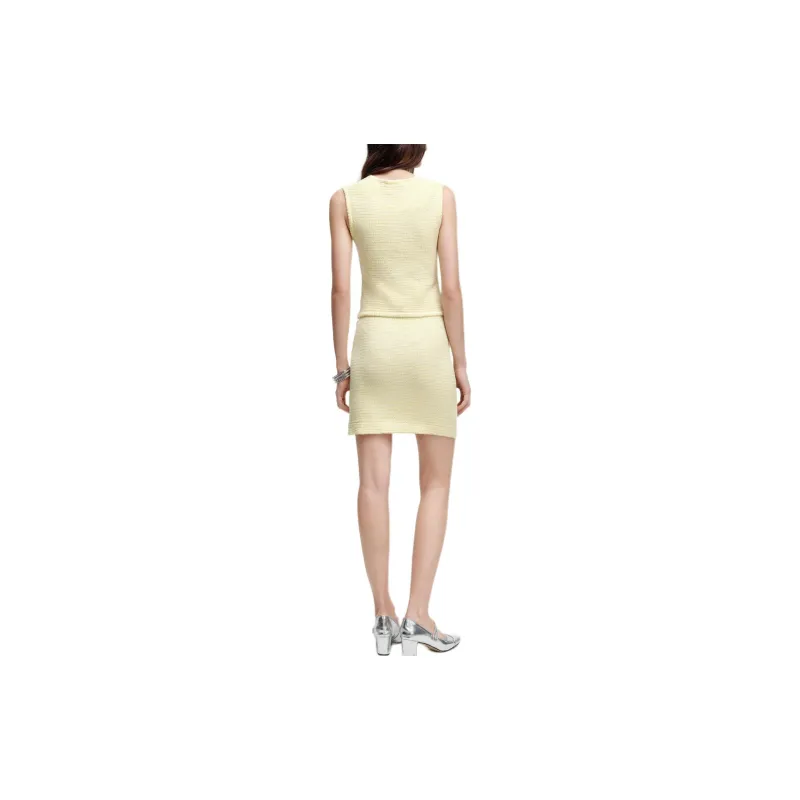 KARL LAGERFELD FW24 Tank Top Women's Yellow-3