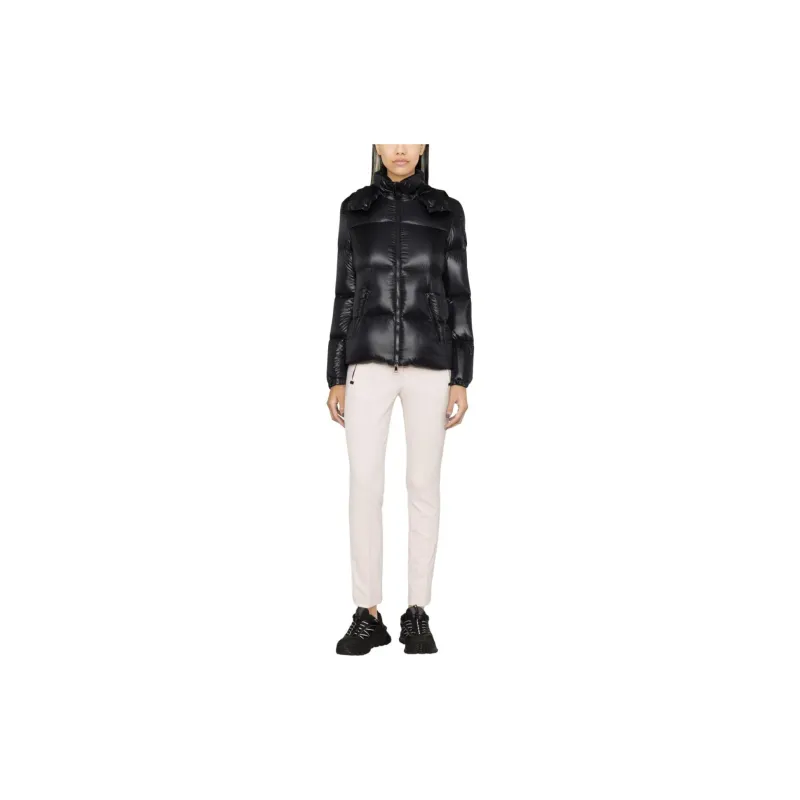 Moncler Fourmine Hooded Quilted Shell Down Jacket Black-1
