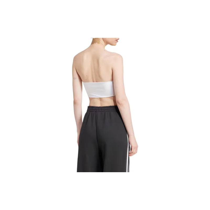 Adidas Originals ADICOLOR 3 STRIPES TUBE TOP Crop Top Women's White-3