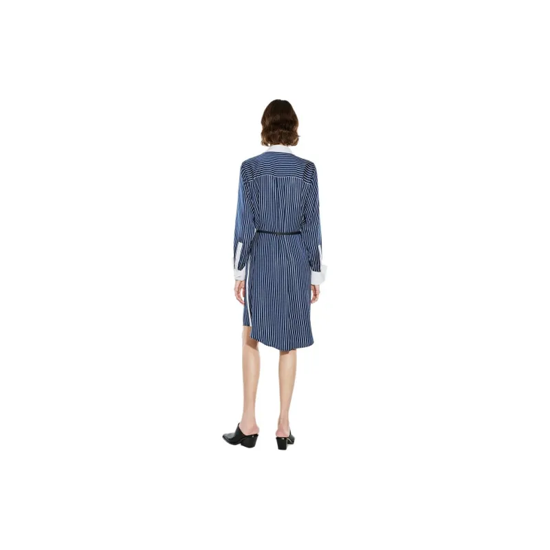 COVERINS Long Sleeved Dress Women's Deep Sea Blue-2