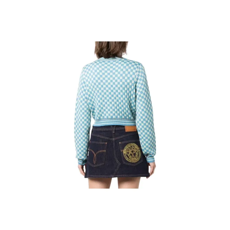 VERSACE SS22 Knitwear Women's Blue-2