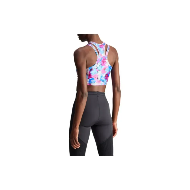 Adidas Stella McCartney Sports Underwear Women's Signal Cyan/Real Pink/Transparent Agate Color-3