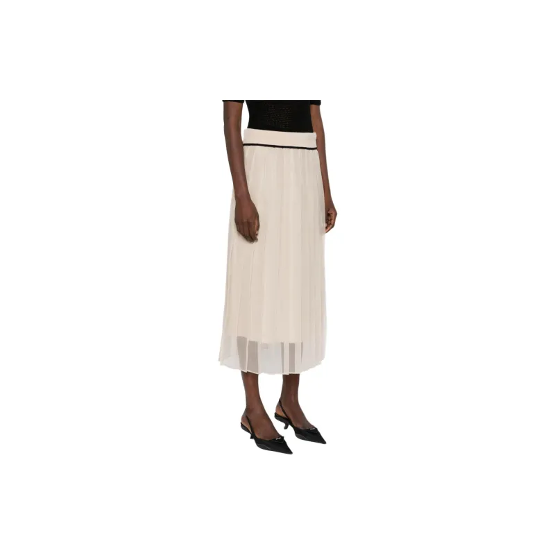 Brunello Cucinelli High waisted Silk Skirt-3