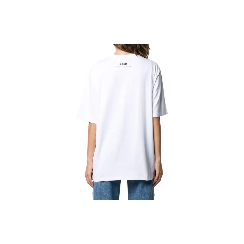 MSGM Profondo Rossa Print T-shirt-2