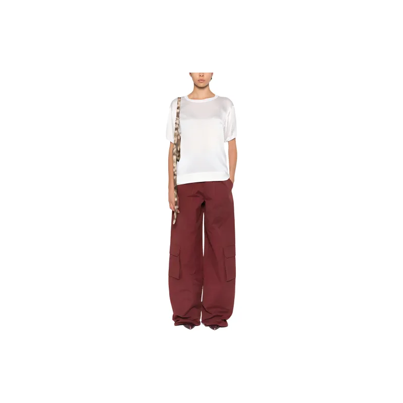 PAROSH T Shirt Women's Ivory White-1
