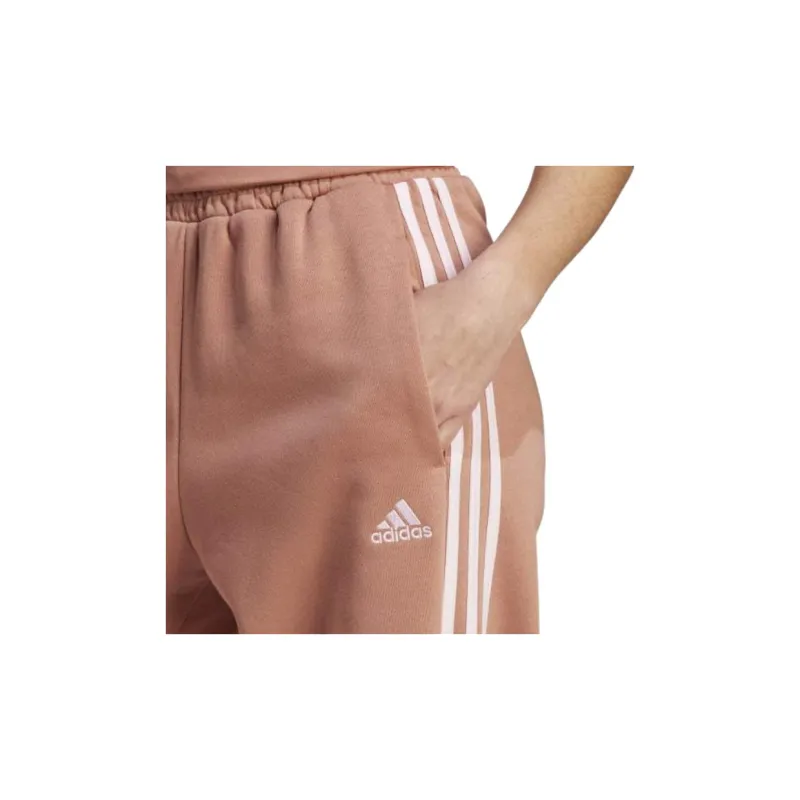 Adidas Free Shipping With AdiClub Essentials 3-Stripes Open Hem Fleece Pants-3