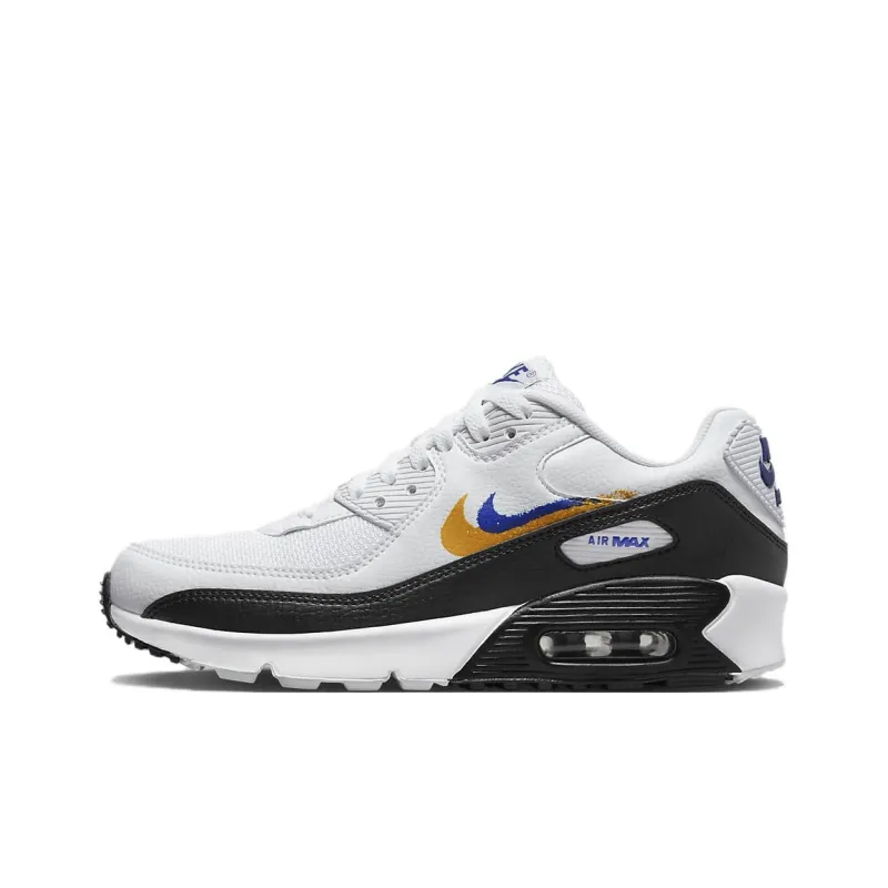 Nike Air Max 90 GS 'Double Swoosh - White Gold Royal'-0