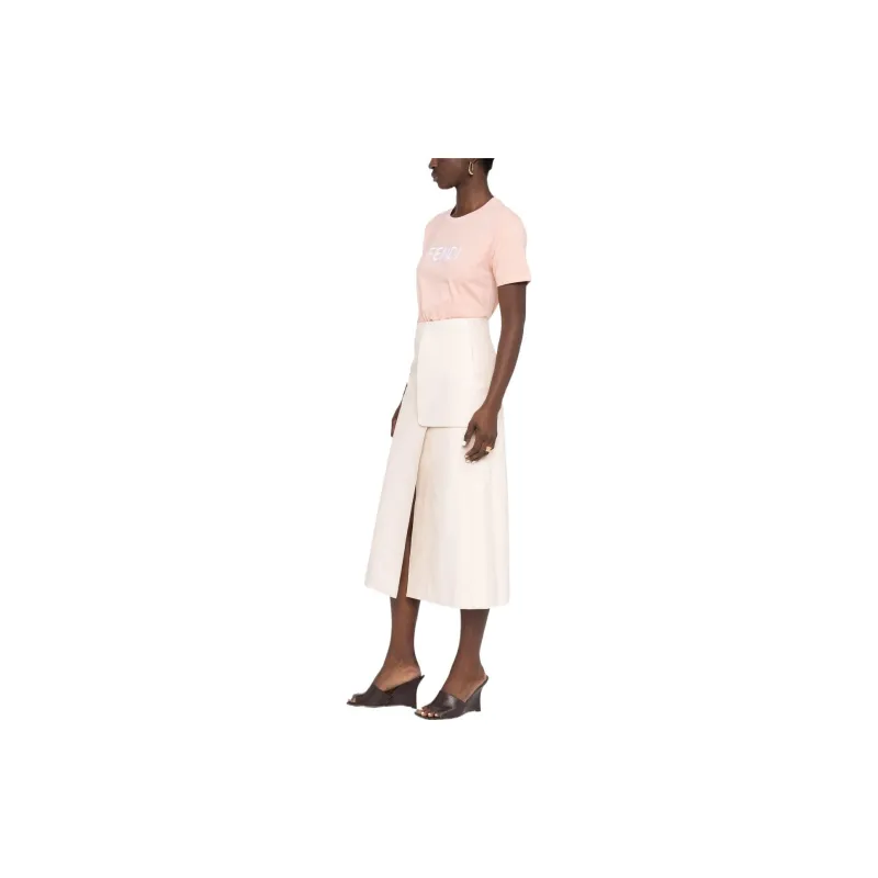 FENDI T Shirts Women's Pink-3