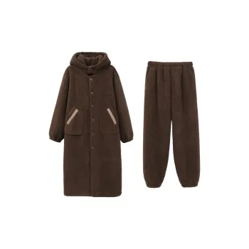 Aannsfam Pajama Set Men's Cocoa Brown