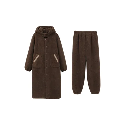 Aannsfam Pajama Set Men's Cocoa Brown