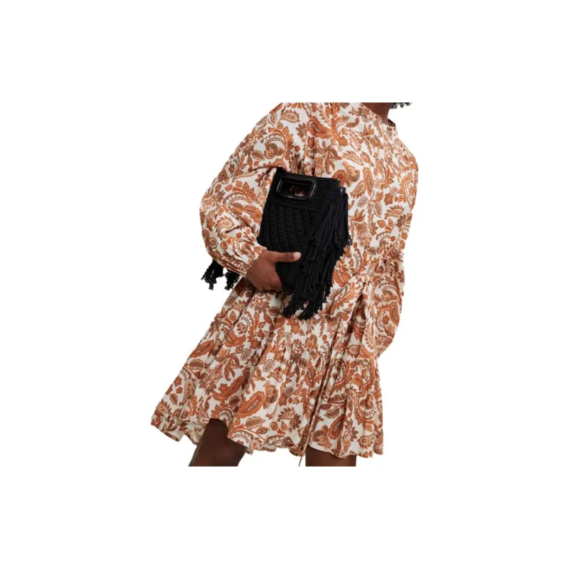 Maje Long-Sleeved Dresses Women's Orange-3