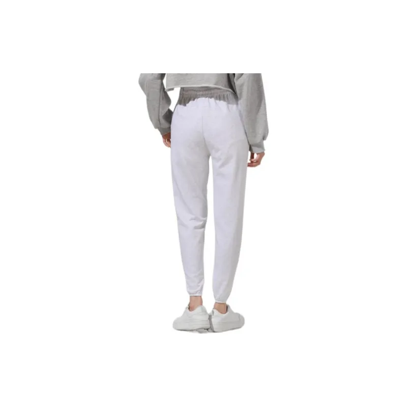 Nike Knitted Sweatpants Women's Gray White-2
