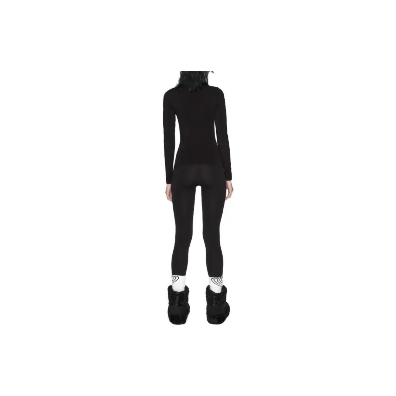 ZARA Skiing Series T-Shirts Women's Black-2