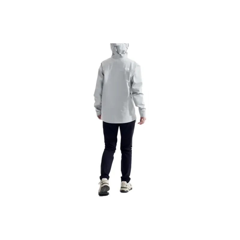 THE NORTH FACE Stormpeak Waterproof And Breathable Windproof Windbreaker Jacket Women's Starlight Gray-1