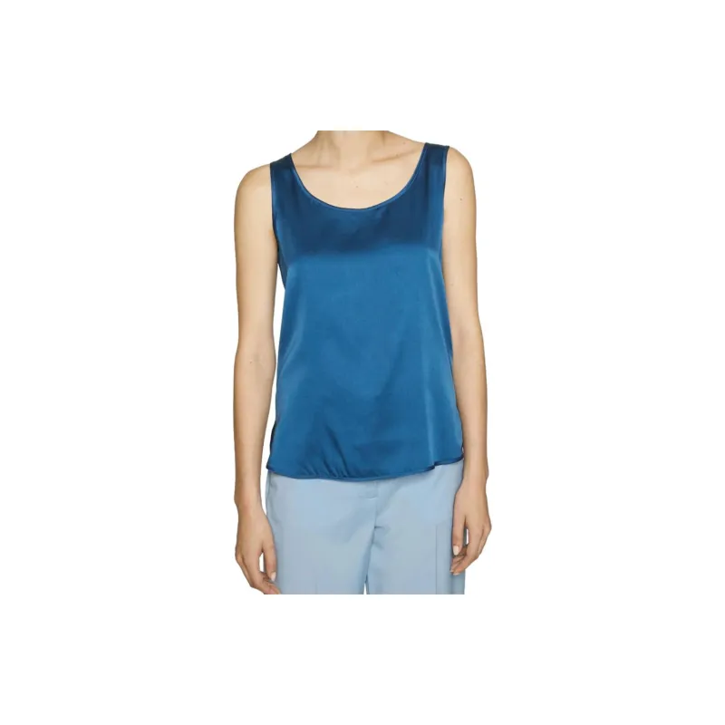 MaxMara Tank Tops Women's Blue-2