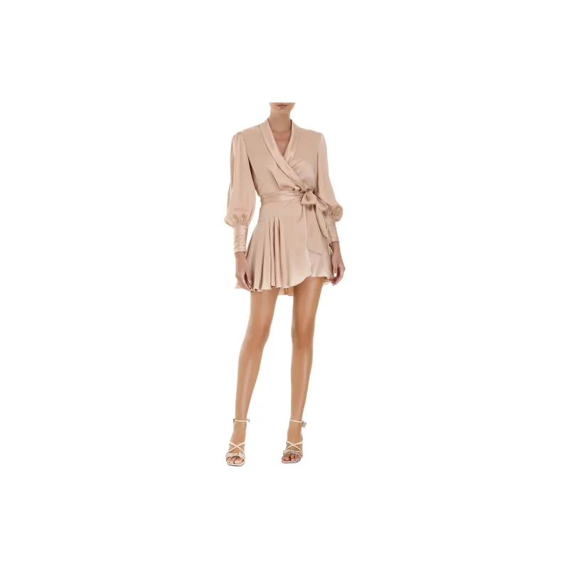 Zimmermann V-Neck Wrap Mini Dress-2