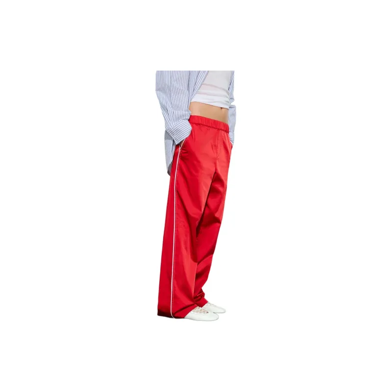 ZARA Casual Pants Women's Red-4