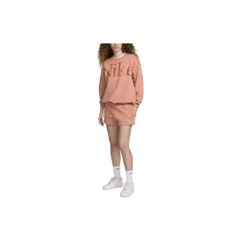 Nike Sportswear Phoenix Fleece Women's Loose High-Waisted 2' Logo Shorts-1