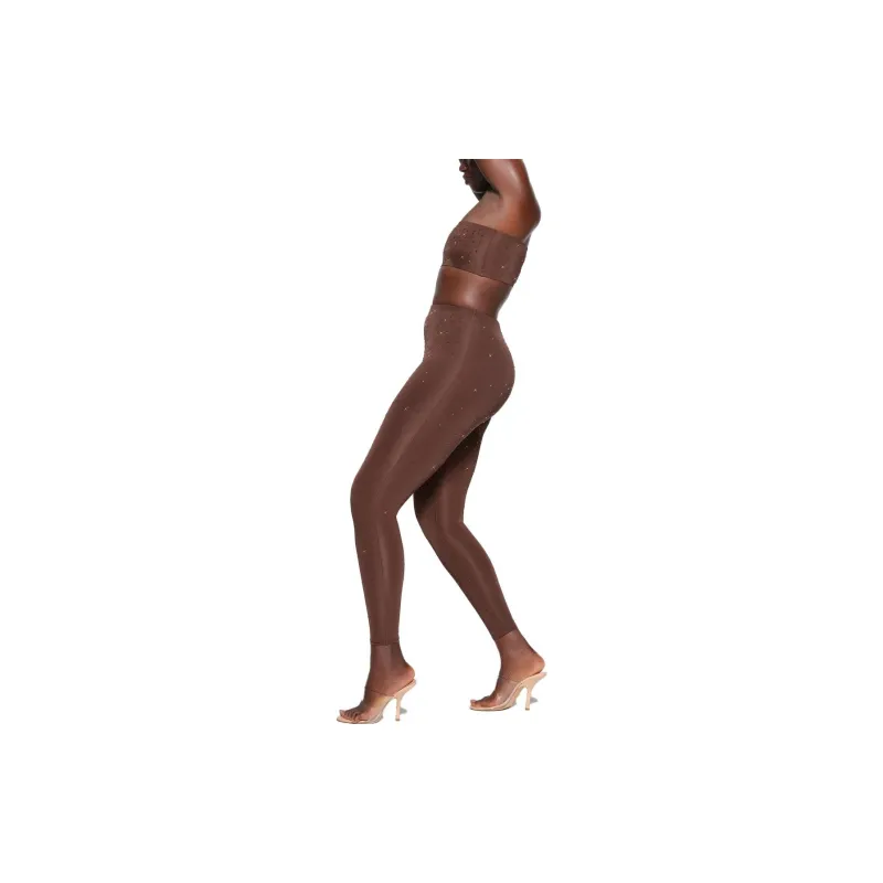 Skims X Swarovski Jelly Sheer High Waisted Legging Sienna-12