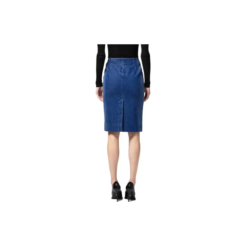VERSACE High Waist Pencil Skirt-2