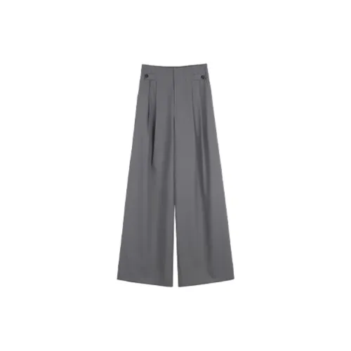 HDFULERN Suit Trousers Women's Gray