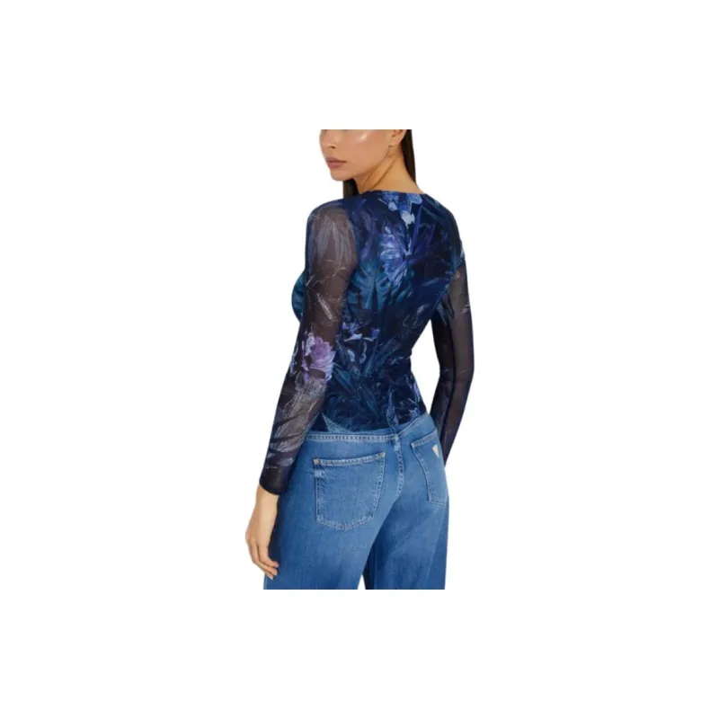 GUESS T-Shirts Women's Blue-1
