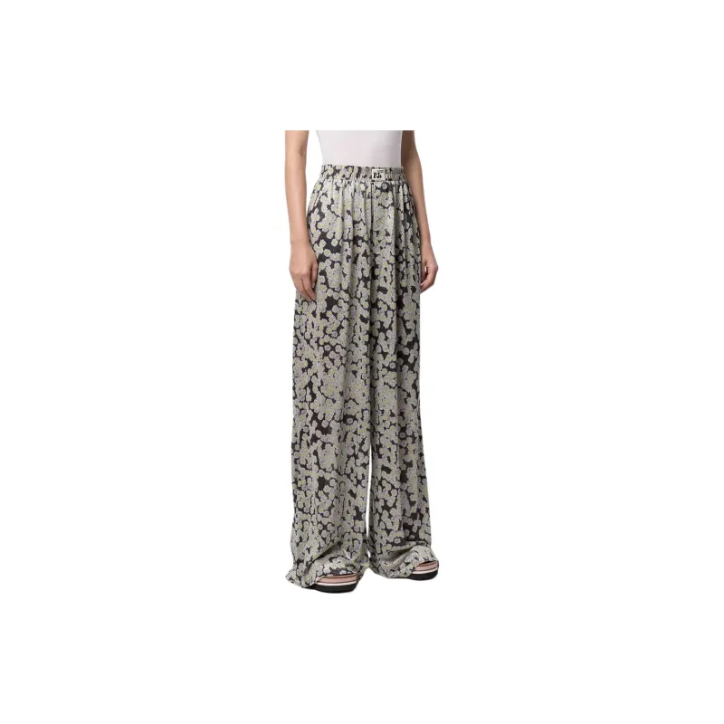 NATASHA ZINKO Daisy print Wide leg Trousers-3