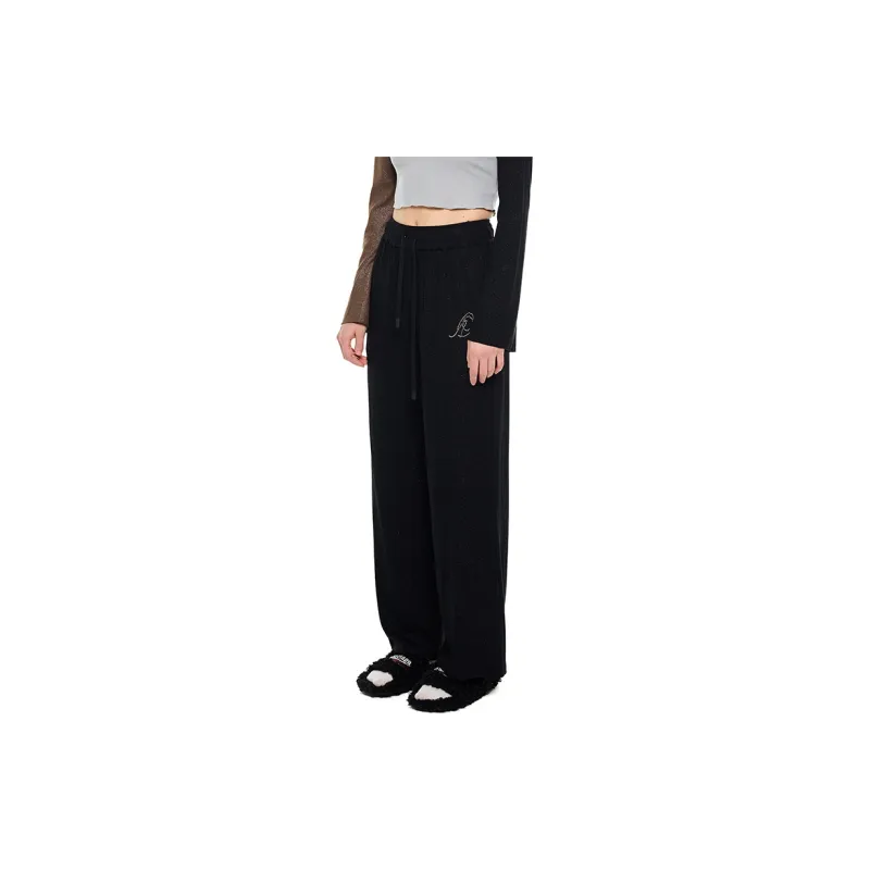 ANDREA MARTIN Casual Pants Women's Black-4