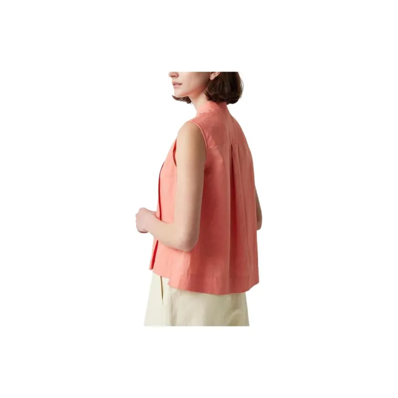 UNIQLO X CDC Co-brand Vests Women's Peach Pink-2