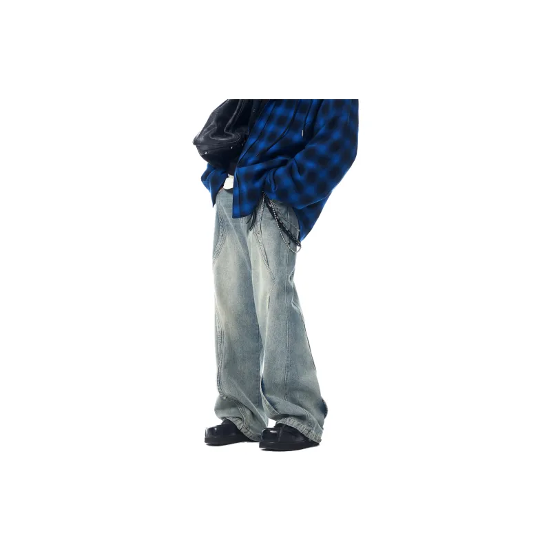 JHYQ Jeans Unisex Blue-2