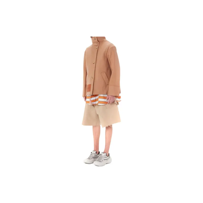 JW Anderson Coats Women's Camel Brown-1